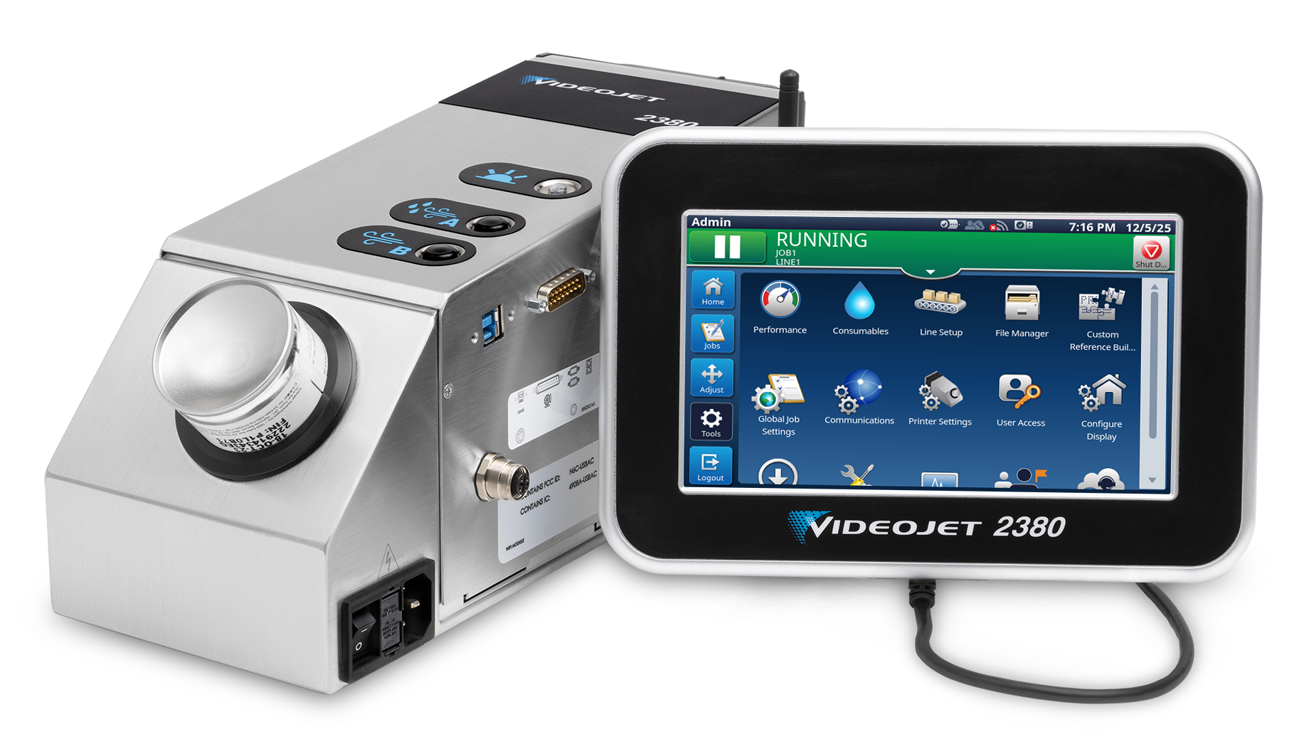 Videojet 2380 High-Resolution Inkjet Printer – EMPACK Messe DE