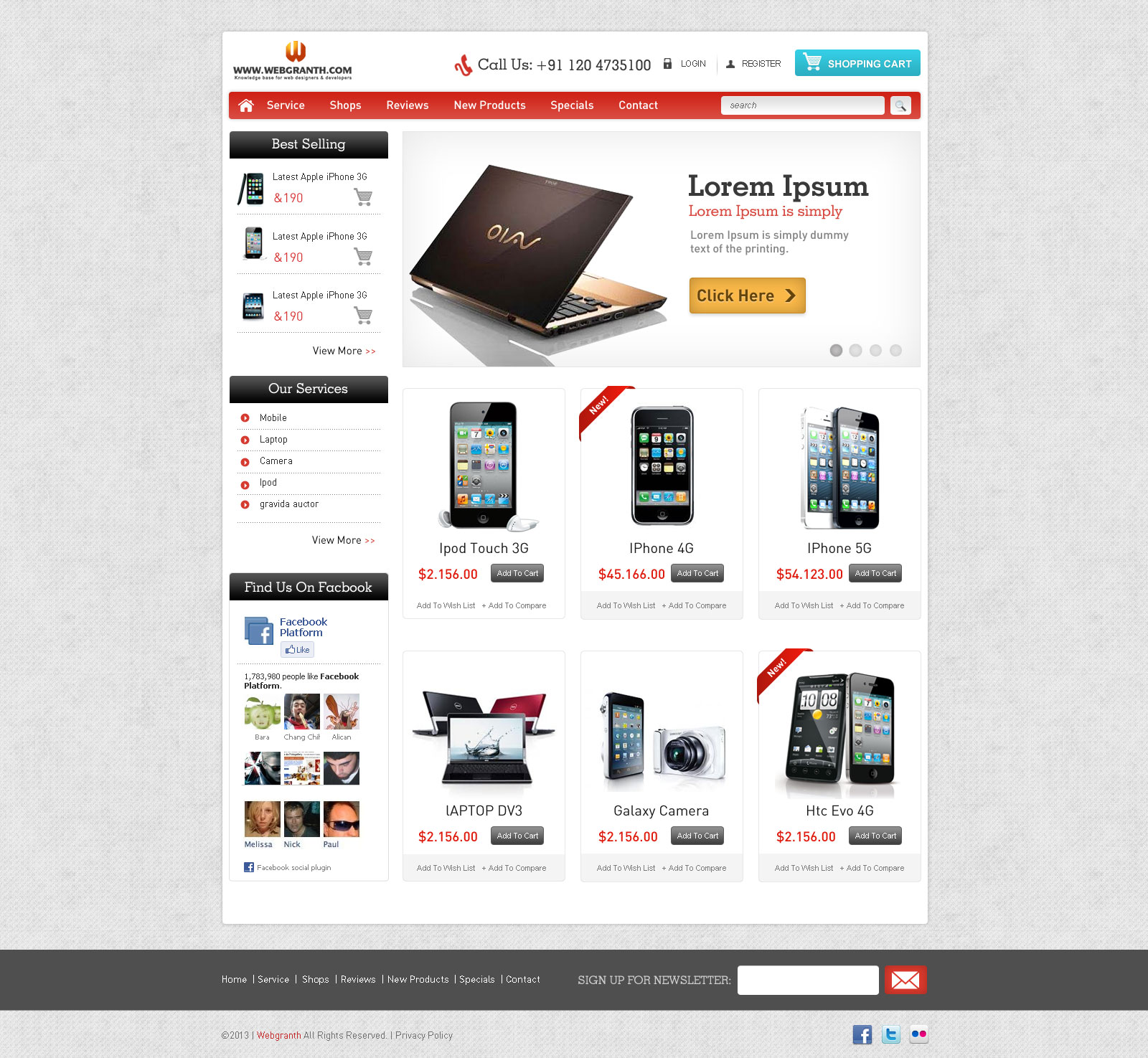 Ecommerce Website Template – Emmamcintyrephotography.com