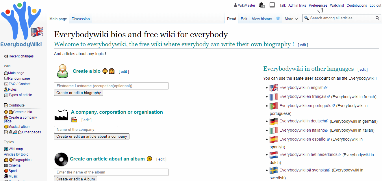 FAQ - EverybodyWiki Bios & Wiki