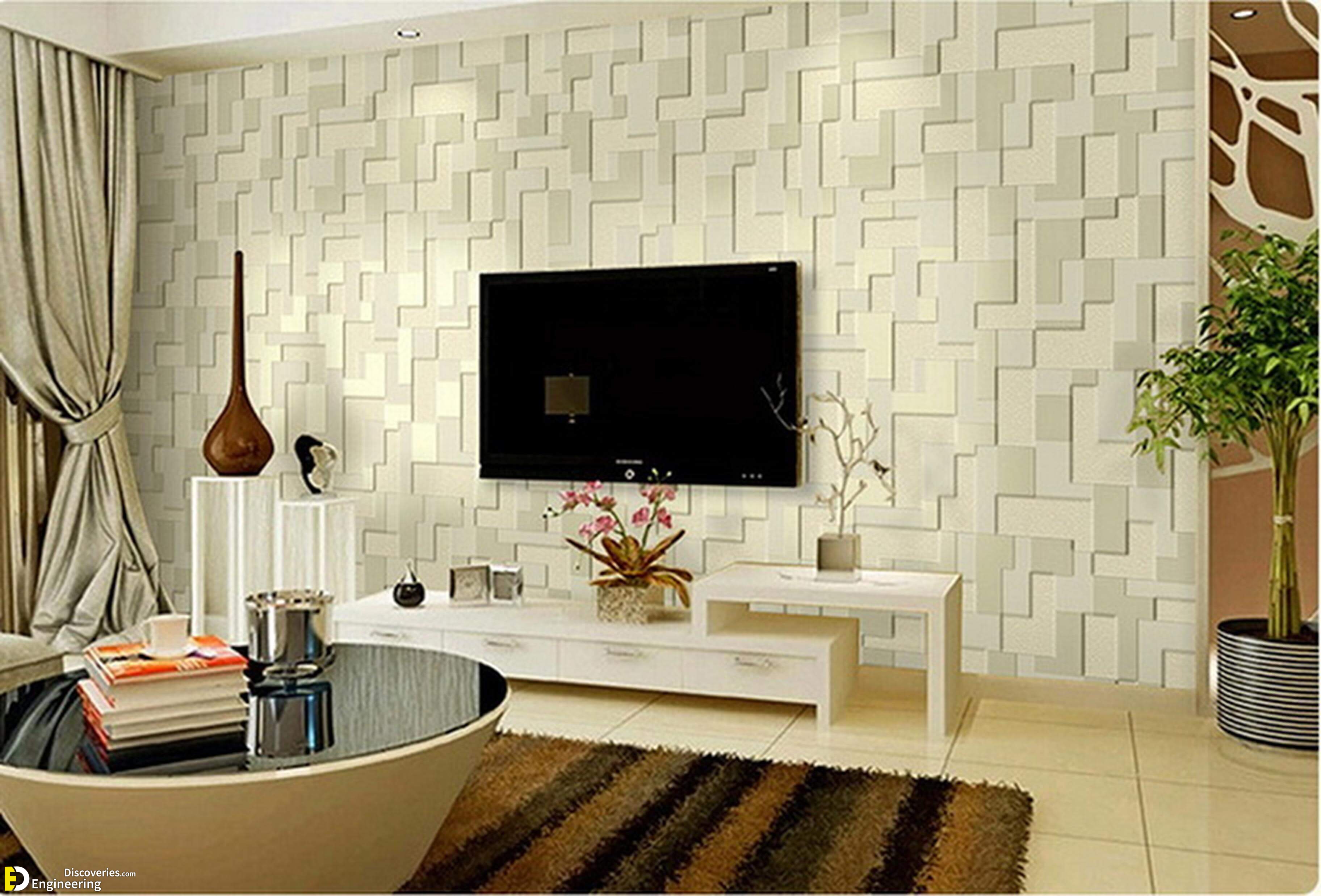 Wallpaper Designs for Living Room: Elevate Your Space with Style and Sophistication - Wall Awank21