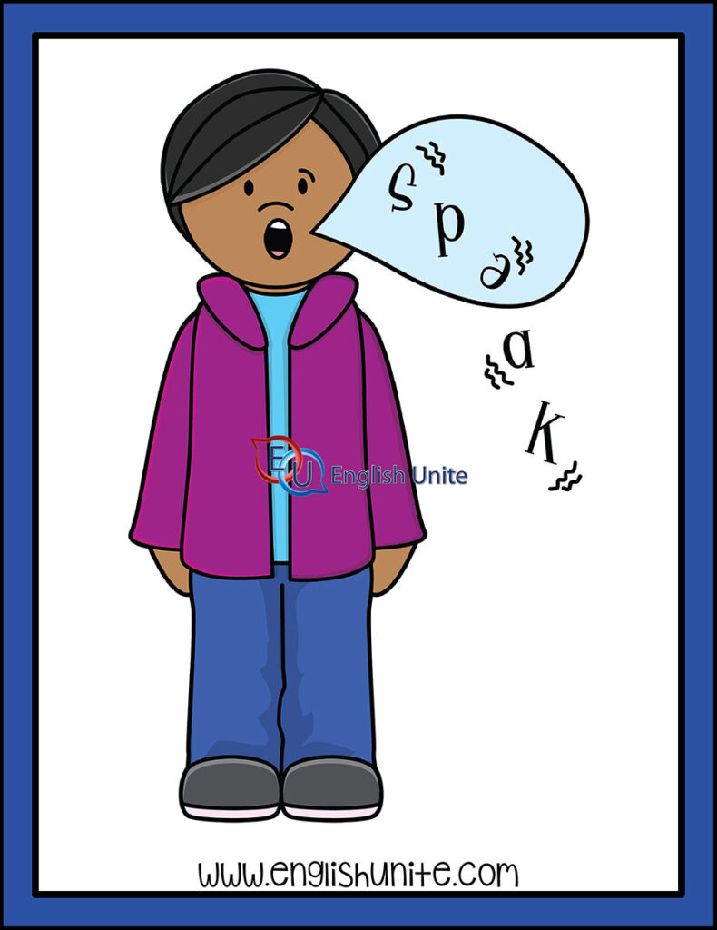 English Unite - Verb Special Needs - Say
