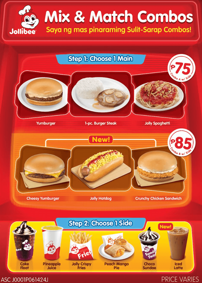 Mix And Match Jollibee 2024 Until When - Arlyn Francyne