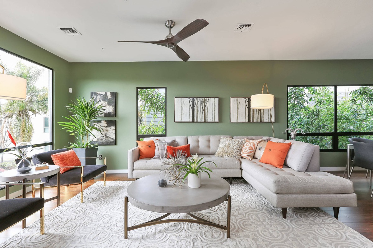 20 Green Living Room Color Ideas To Soothe Your Soul In 2022