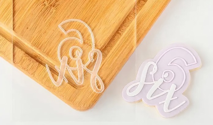 Number Six – Stamp & Cutter SET - Fantasy Cake World