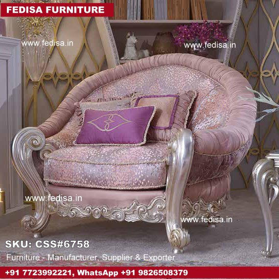 Classic Sofa Set Fedisa Sofa Stylish Wooden Sofa Set Wood Three Seater Sofa