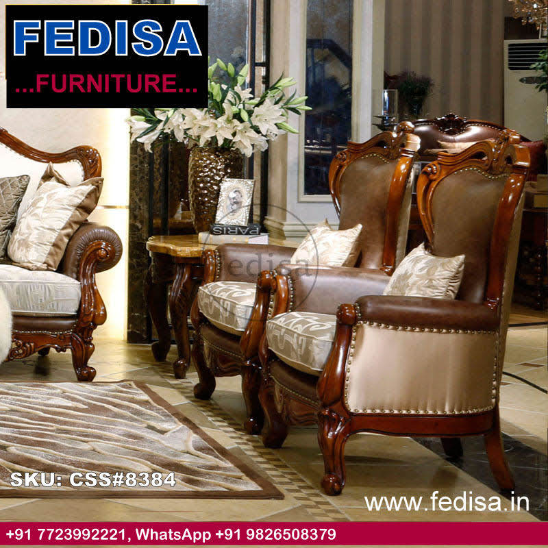 Luxury Classic Sofa Set Normal Wooden Sofa Sagwan Ki Lakdi Ka Sofa Set Wooden Stylish Sofa Set