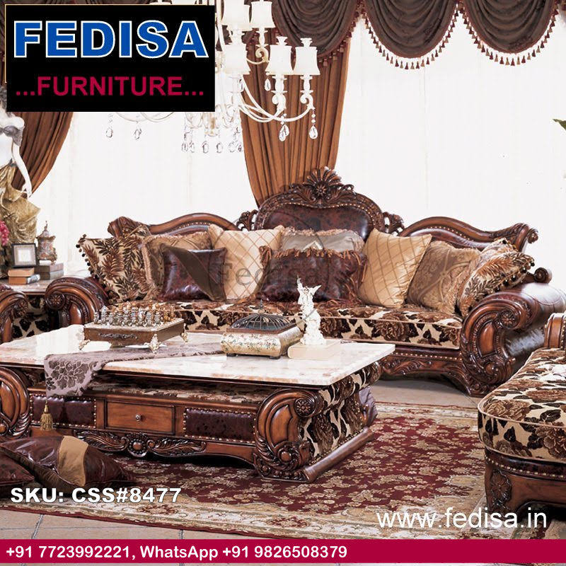 Luxury Classic Sofa Set Wooden Sofa Set Below 15000 Teakwood Sofa Set Online Vintage Wooden Sofa...