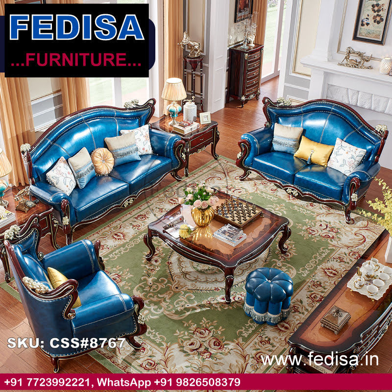 Luxury Classic Sofa Set Damro Wooden Sofa Set Leder Sofa Set 3 Set Sofa