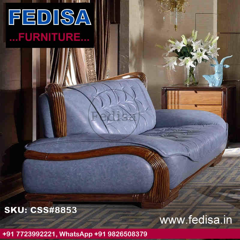 Luxury Classic Sofa Set Modern Leather Sofa Set Royal Blue Couch Set Online Sofa Set Price