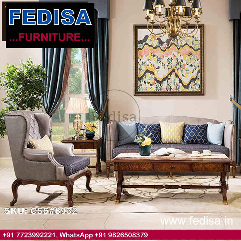 Luxury Classic Sofa Set Sofa Set Cushion Price Beige L Shaped Couch Deewan Sofa Set