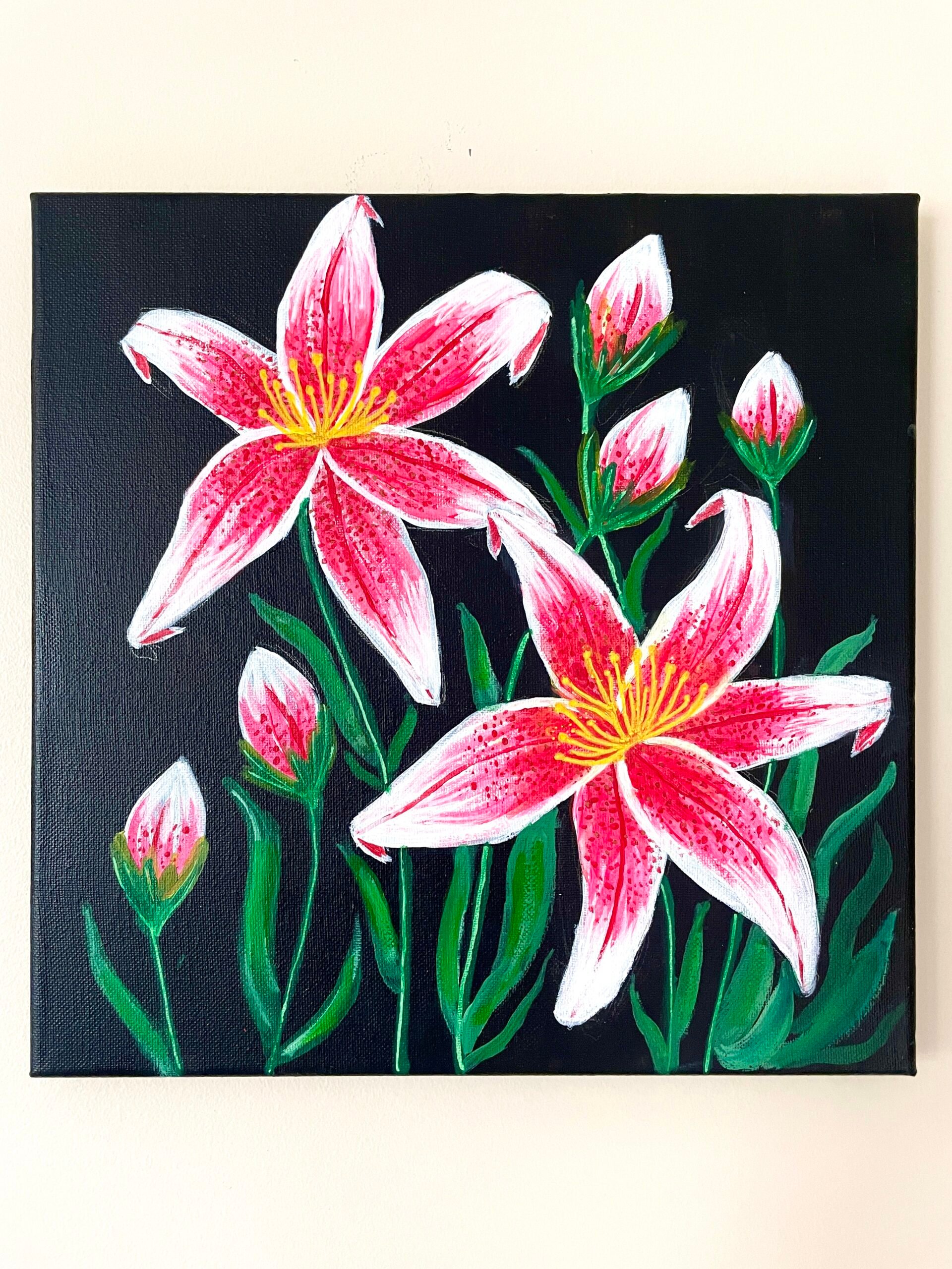 53 Stunning Paintings Of Flowers: Get Inspired With These Flower Painting Ideas
