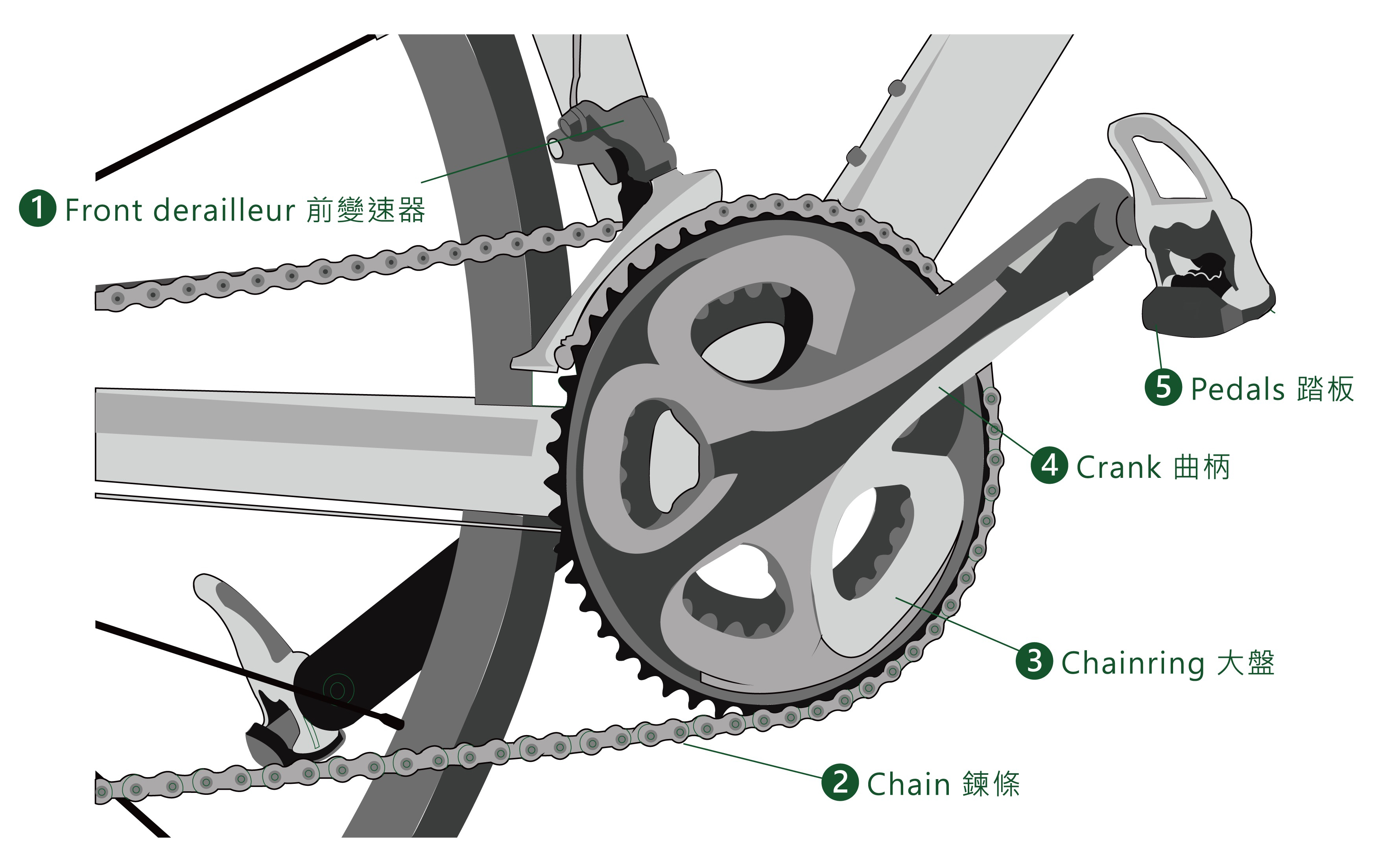 Parts Of A Bike Frame Labelled Diagram - Infoupdate.org