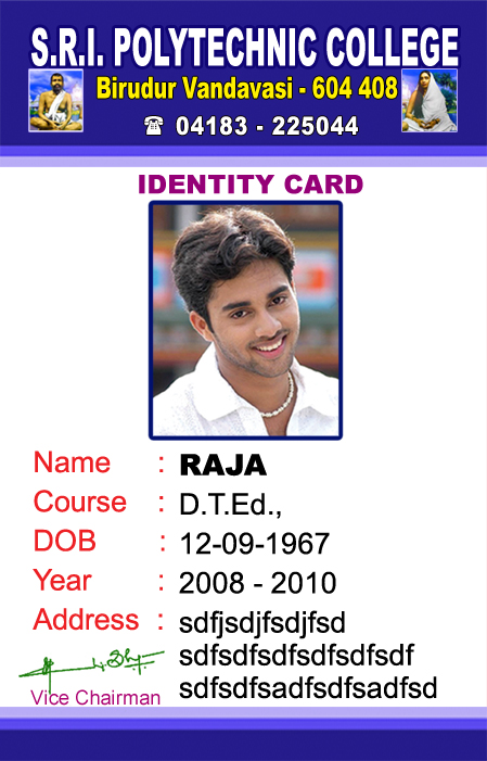 Id Card PSD Download Design 010 - Fly I Card