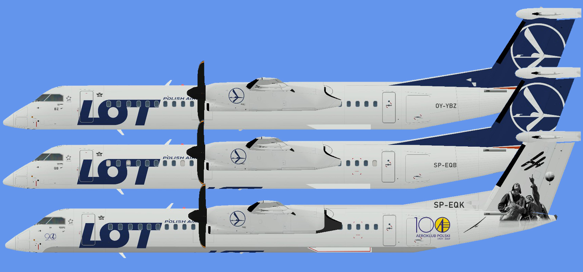 LOT Polish Airlines Dash 8-400 - The Flying Carpet Hub