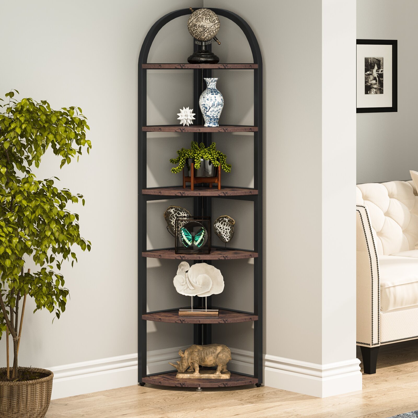 Corner Shelving Unit Media