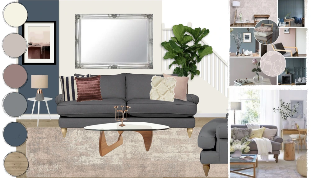 How To Create A Living Room Mood Board Design? - Foyr