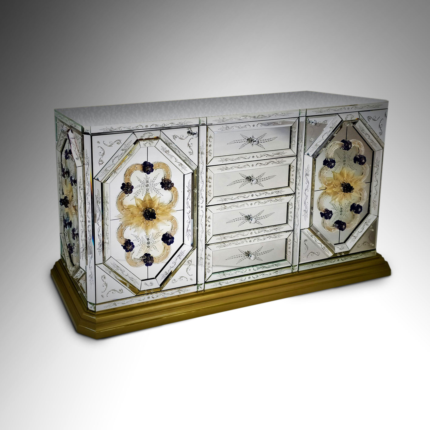 Mirrored Furniture Art. Sideboard Fratelli Tosi