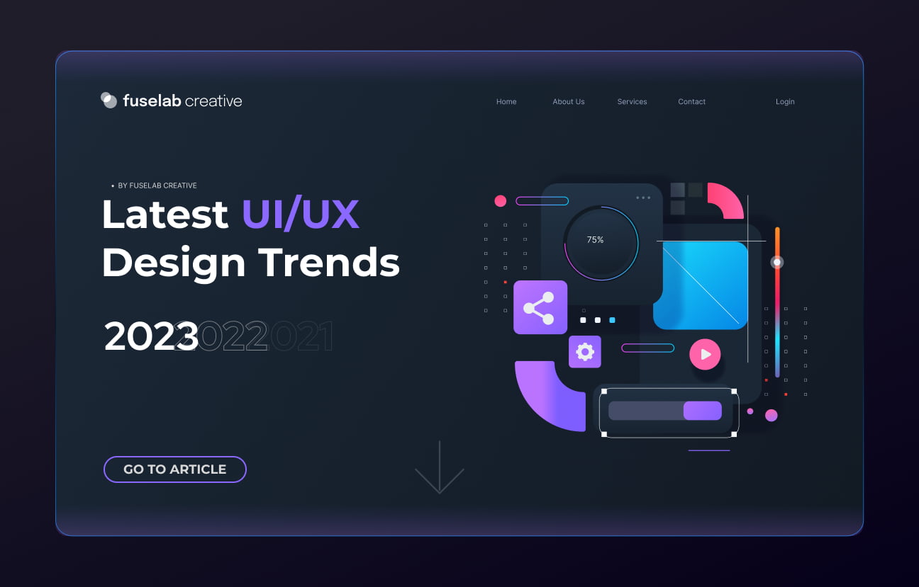 Top 10 UI/UX Design Trends For 2023| Fuselab Creative