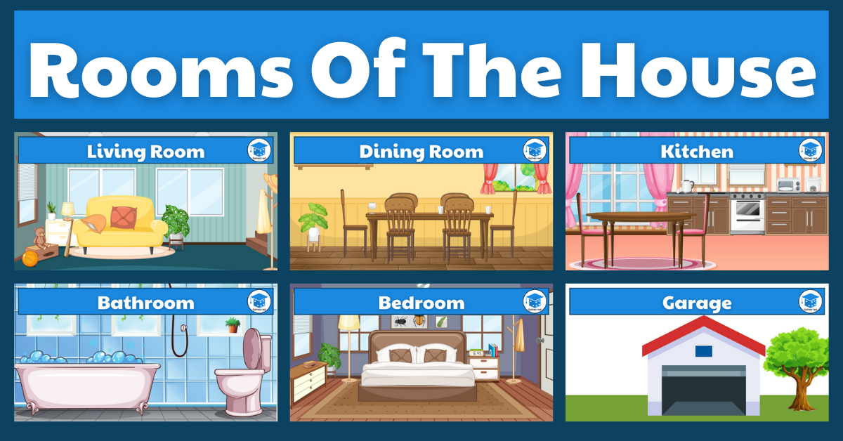 Rooms Of The House Vocabulary List | Games4esl
