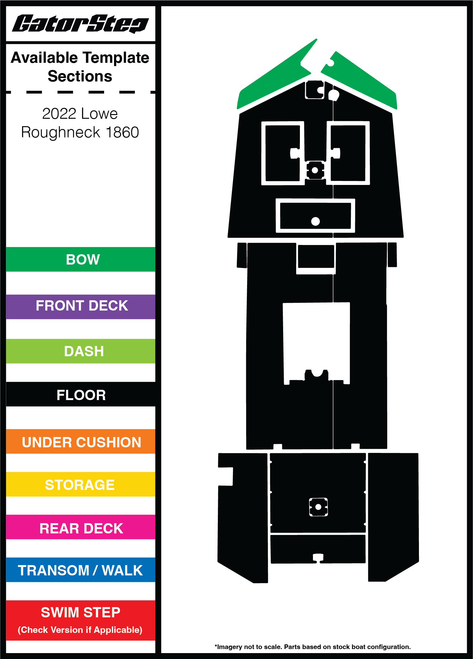 Lowe | Roughneck 1860 | 2022 – GatorStep Boat Flooring & Decking