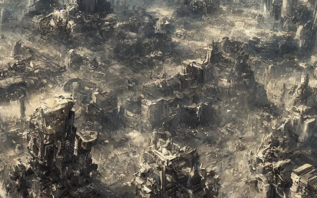 Ruined Futuristic City