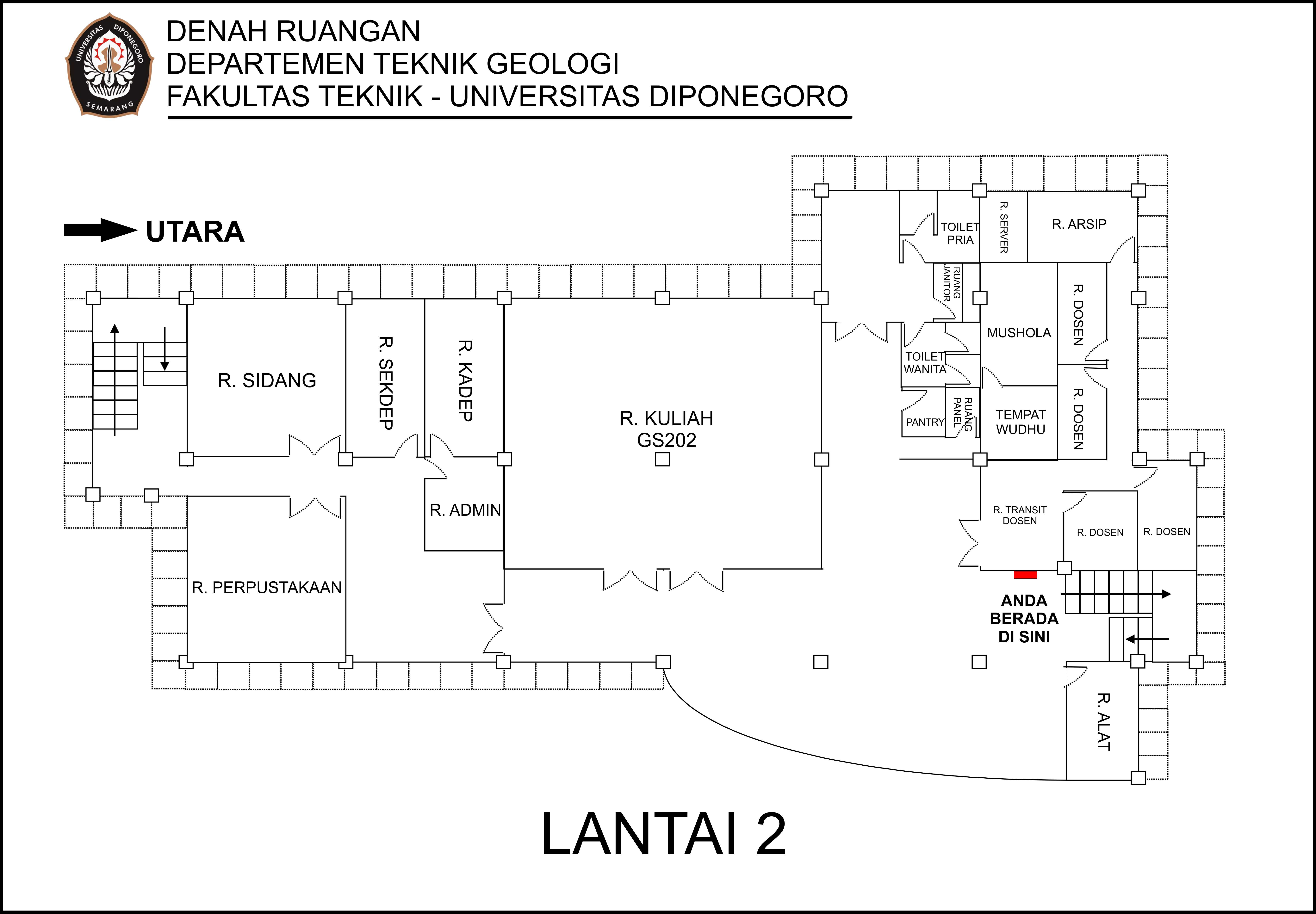 Denah Gedung - Teknik Geologi