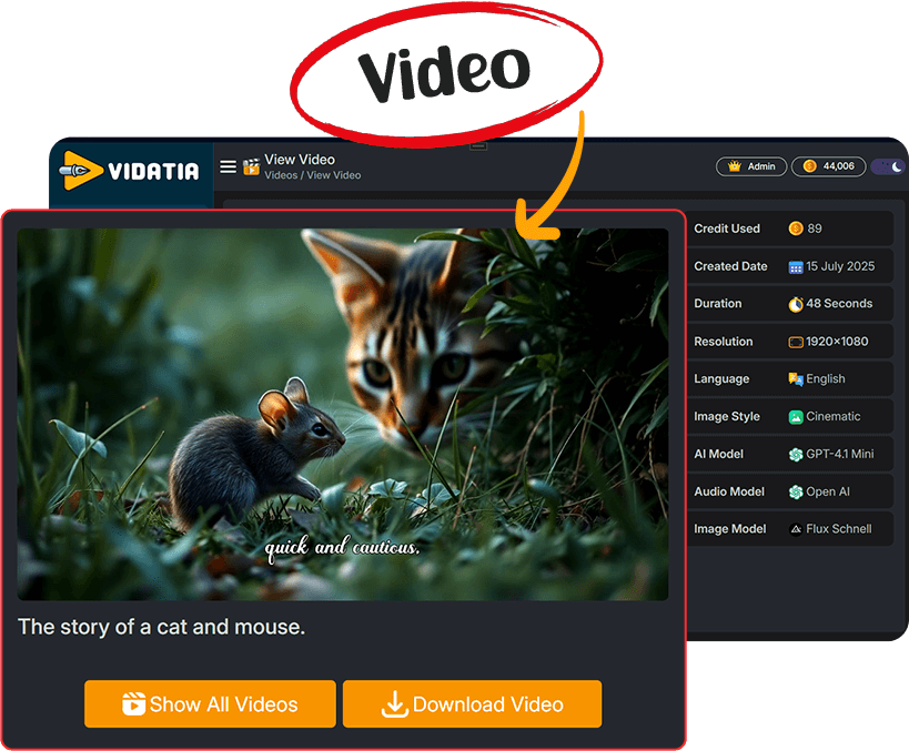 Create Stunning Faceless & Animated Videos With AI - Vidatia