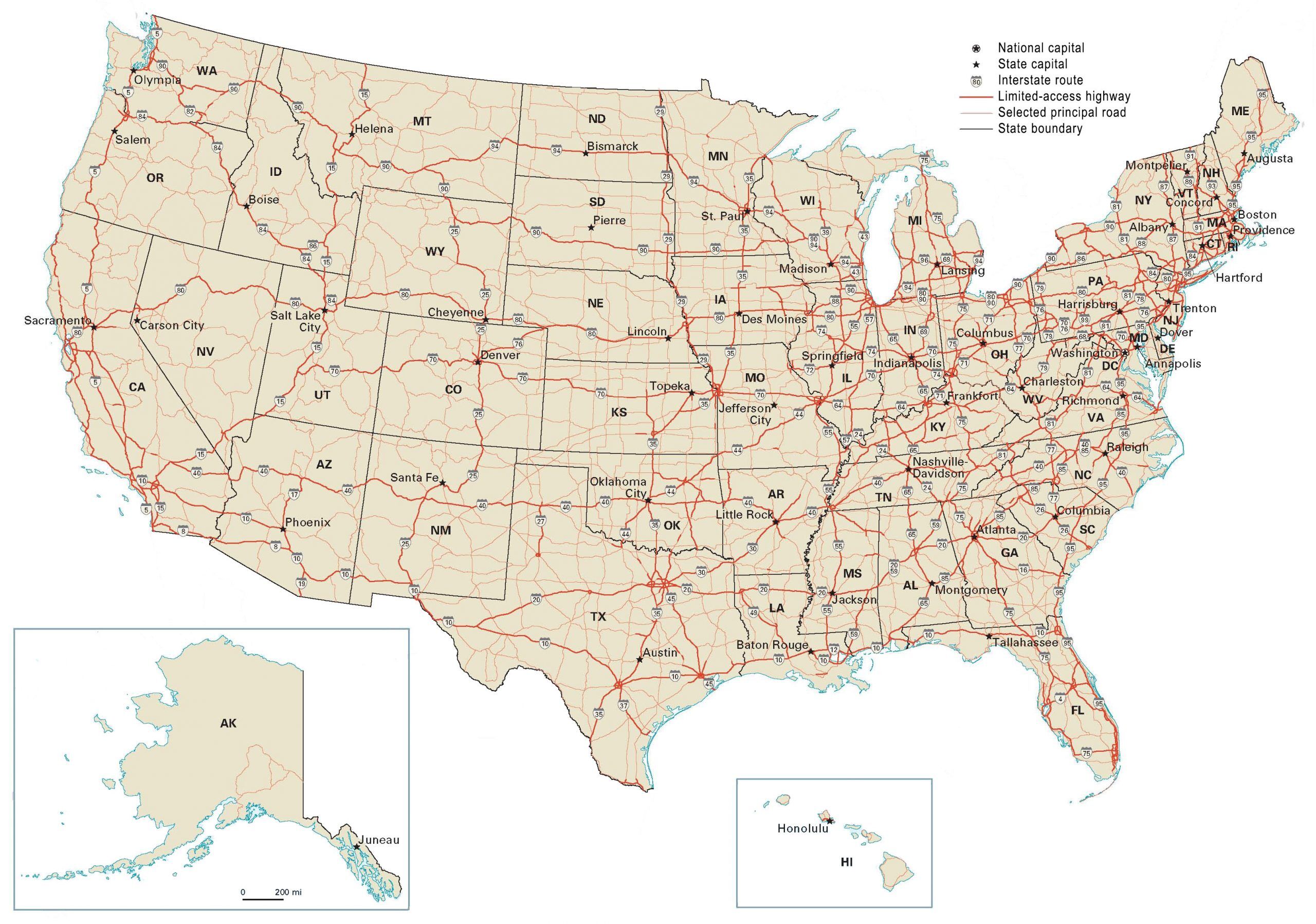 Road Atlas 2024 United States - Tobey Cornelia
