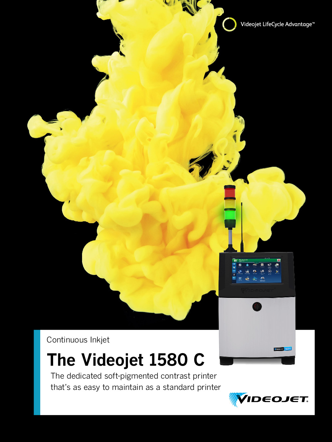 Videojet 1580 C CIJ Printer - Pigmented Inkjet Printers
