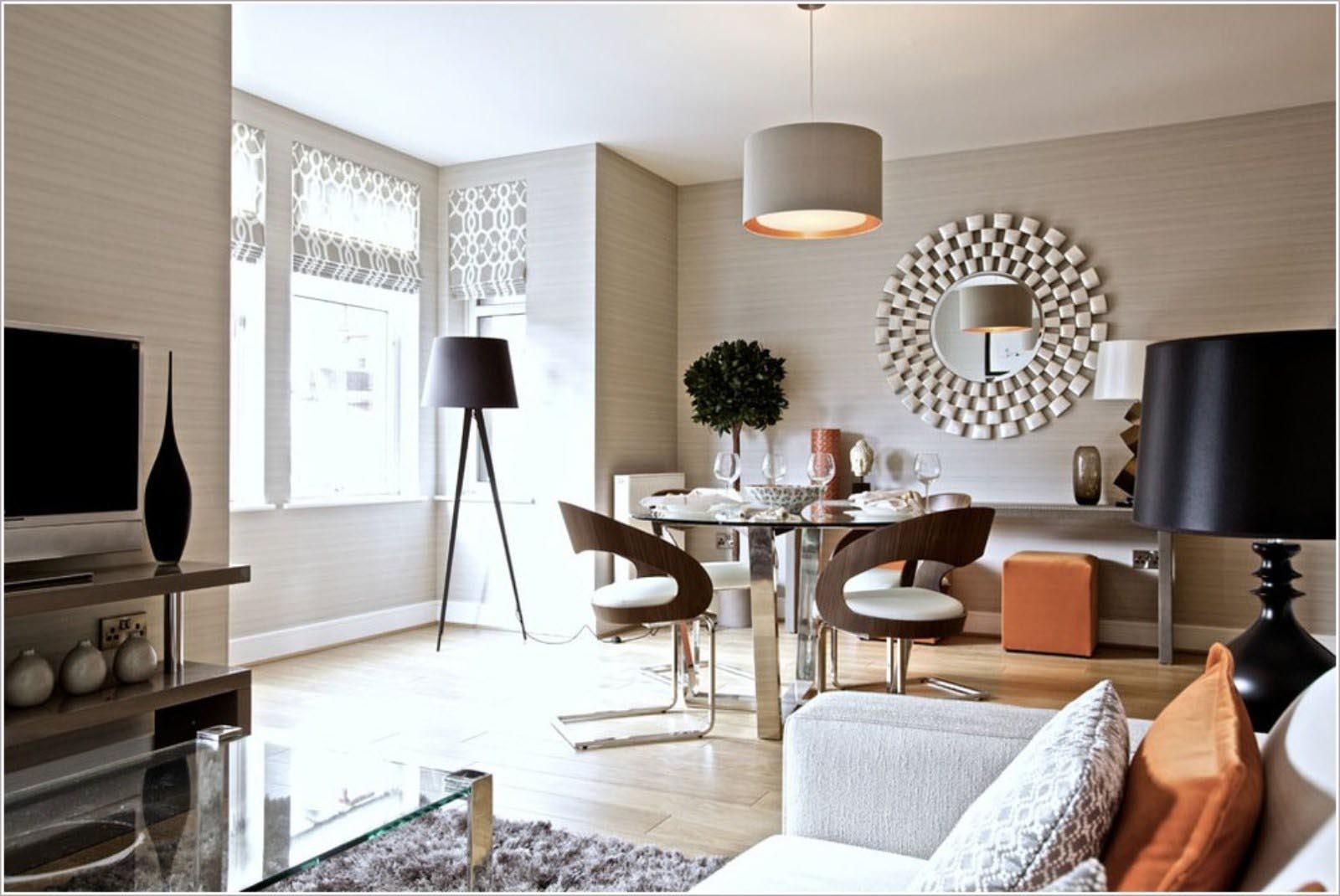 20 Inspirations Modern Living Room Mirrors