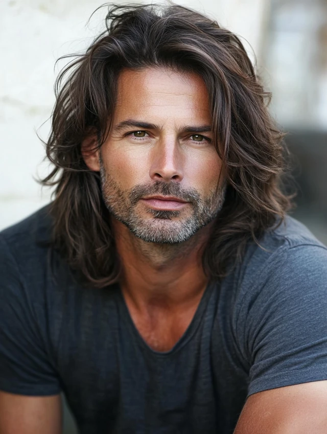 15 Long Hairstyles For Men Over 40 To Keep You On Trend - Hairstylefusion.com