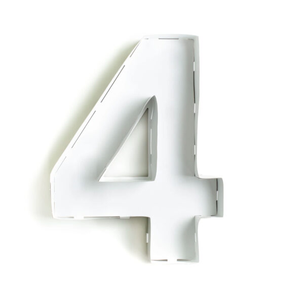 NUMBER SHAPED BOX NUMBER 4 (TBD) - Hasmart