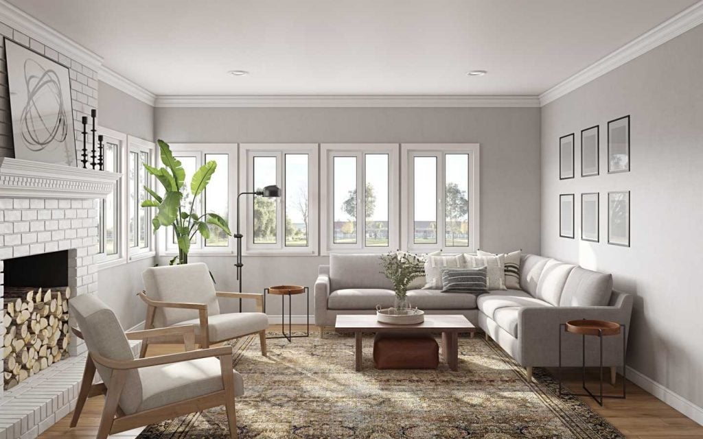 Contemporary Scandinavian Living Room Design | Baci Living Room