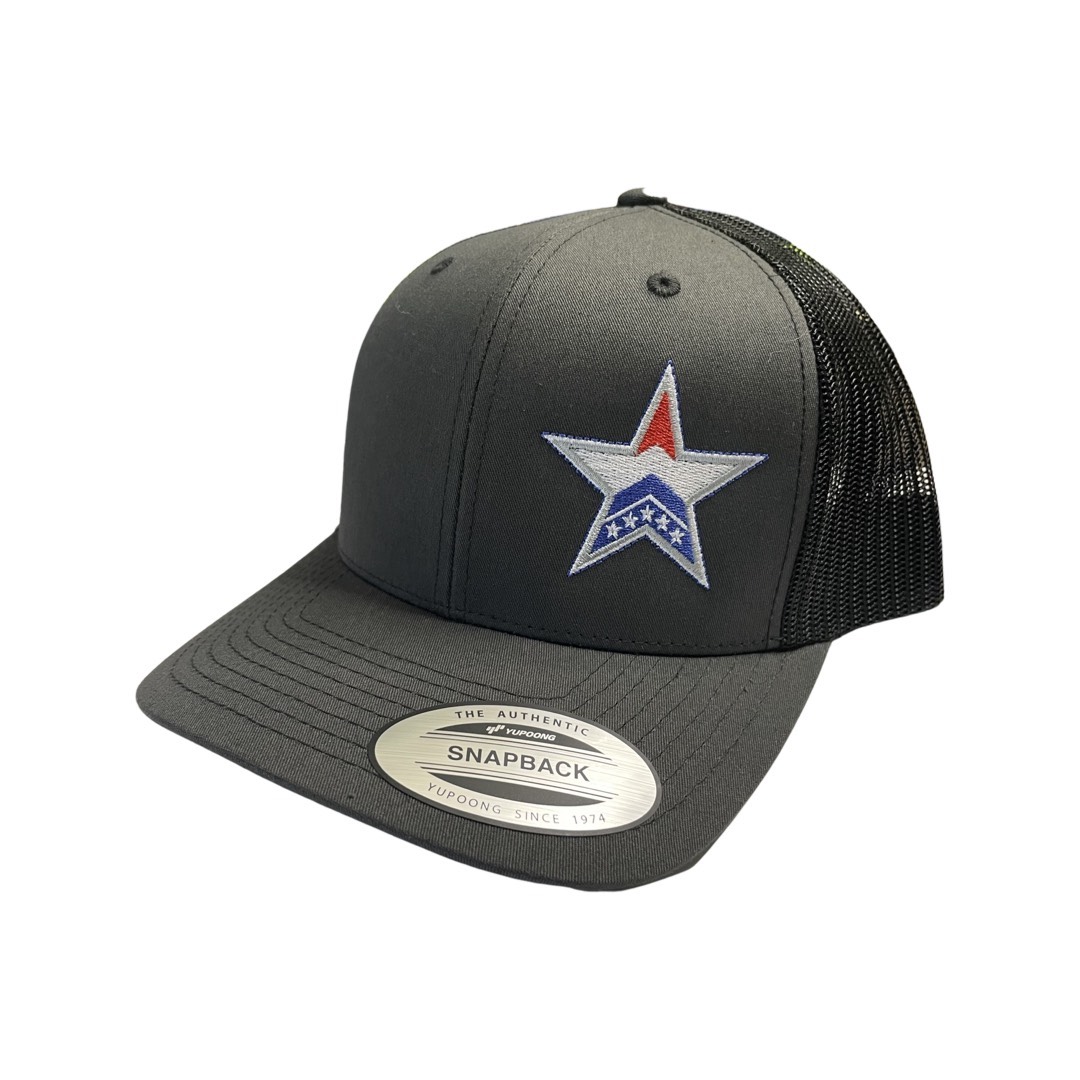 Charcoal HMG Snapback Trucker Hat – HMG Beverage