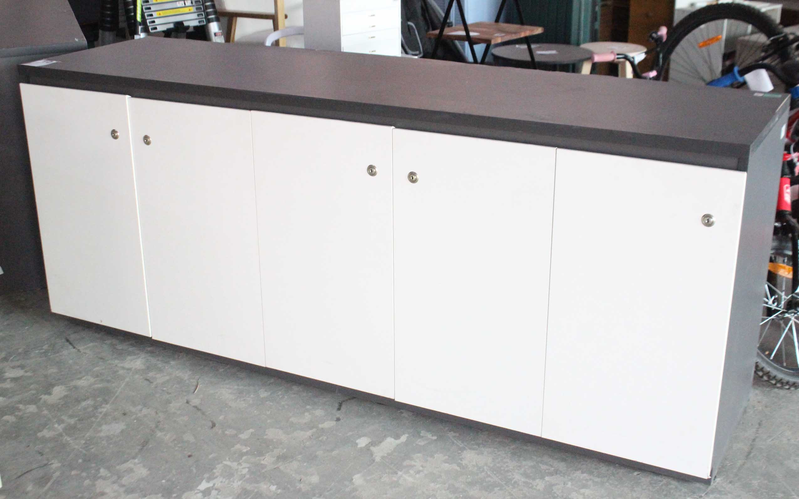5 Door Laminated Storage Cabinet - 5 Door Laminated Storage Cabinet| HMR Shop N&#39; Bid