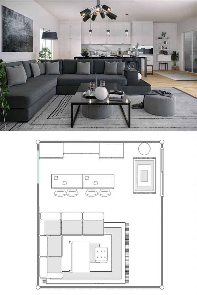 Living room layout ideas with sectional sofa - inrikowise