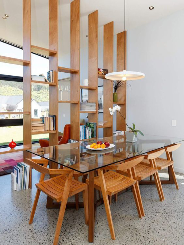27 Stylish Room Divider Ideas With Racks | HomeMydesign