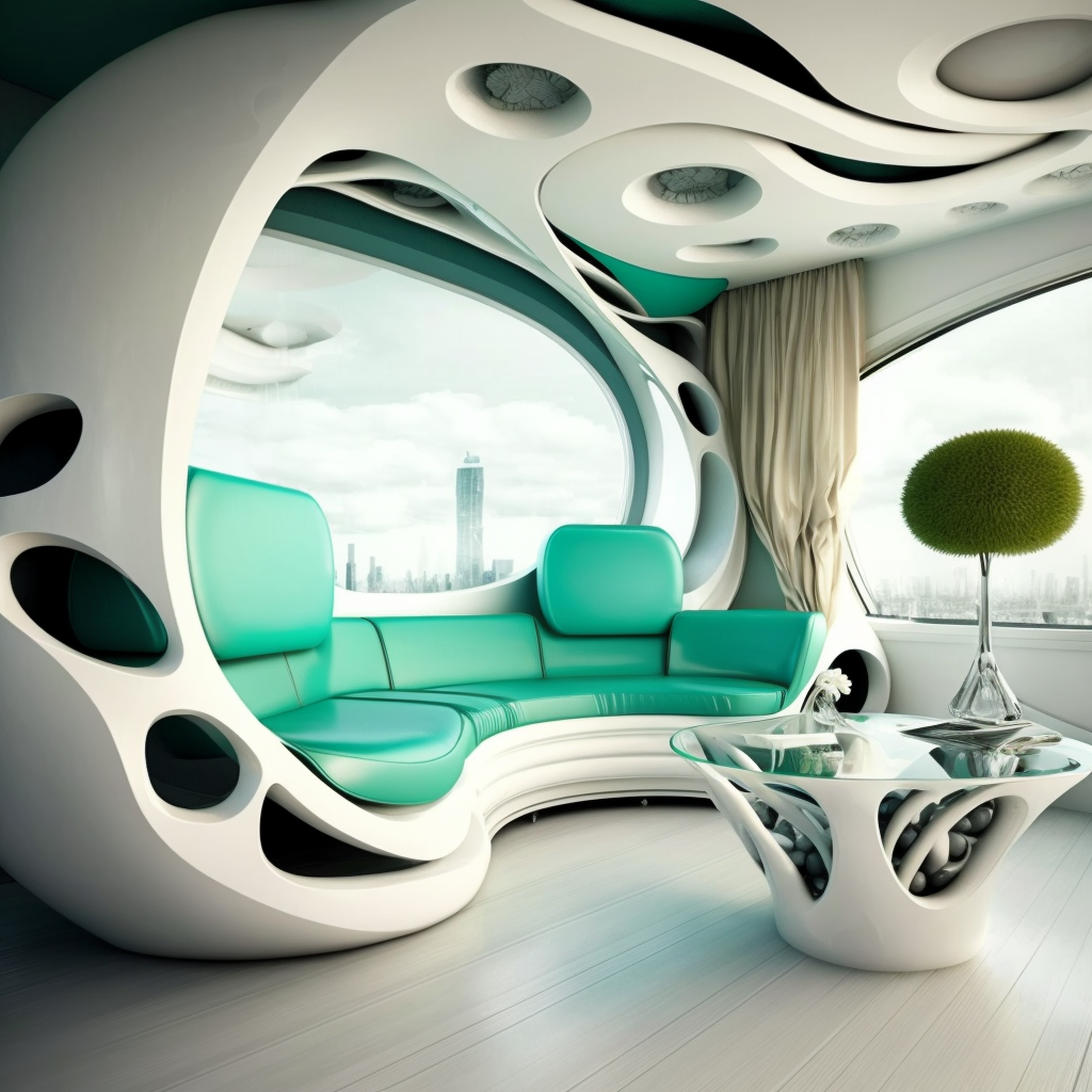 Futuristic Family Room