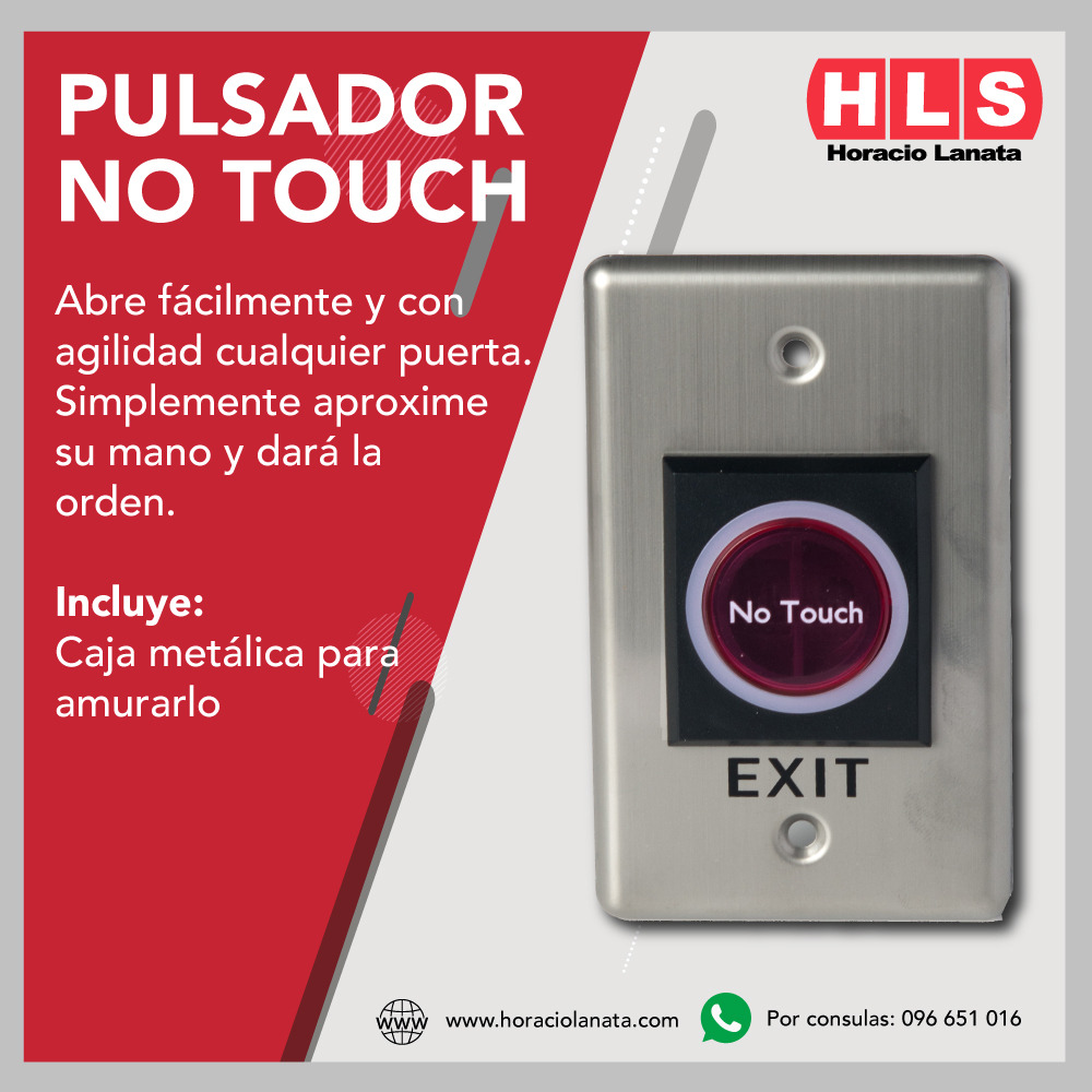 Pulsador No Touch Sesame SB6-Rct – Horacio Lanata Sanguinetti