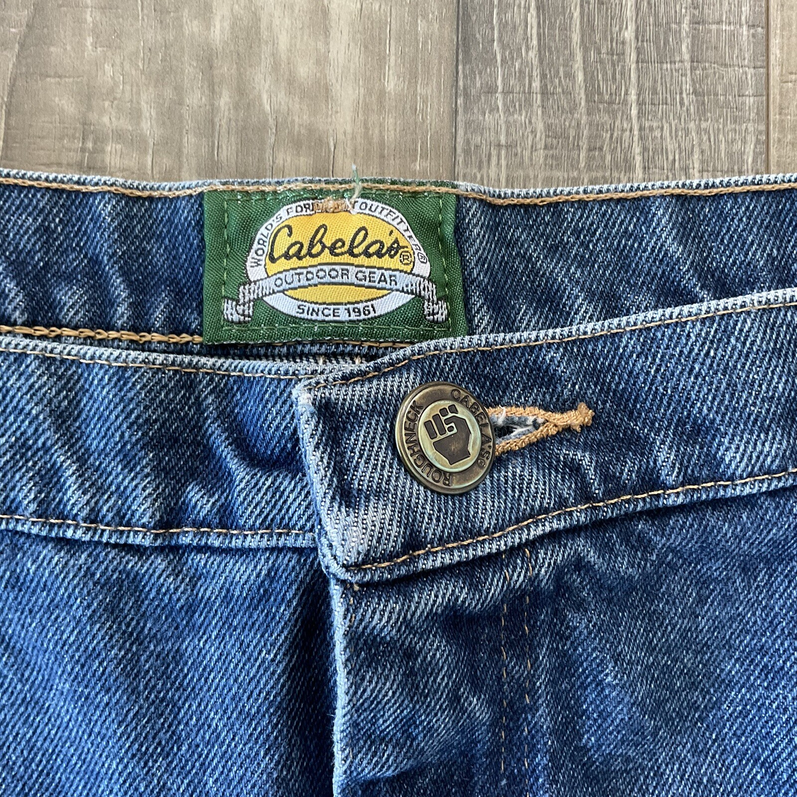 Cabelas Roughneck Traditional Jeans Men’s 42x29 Blue … - Gem