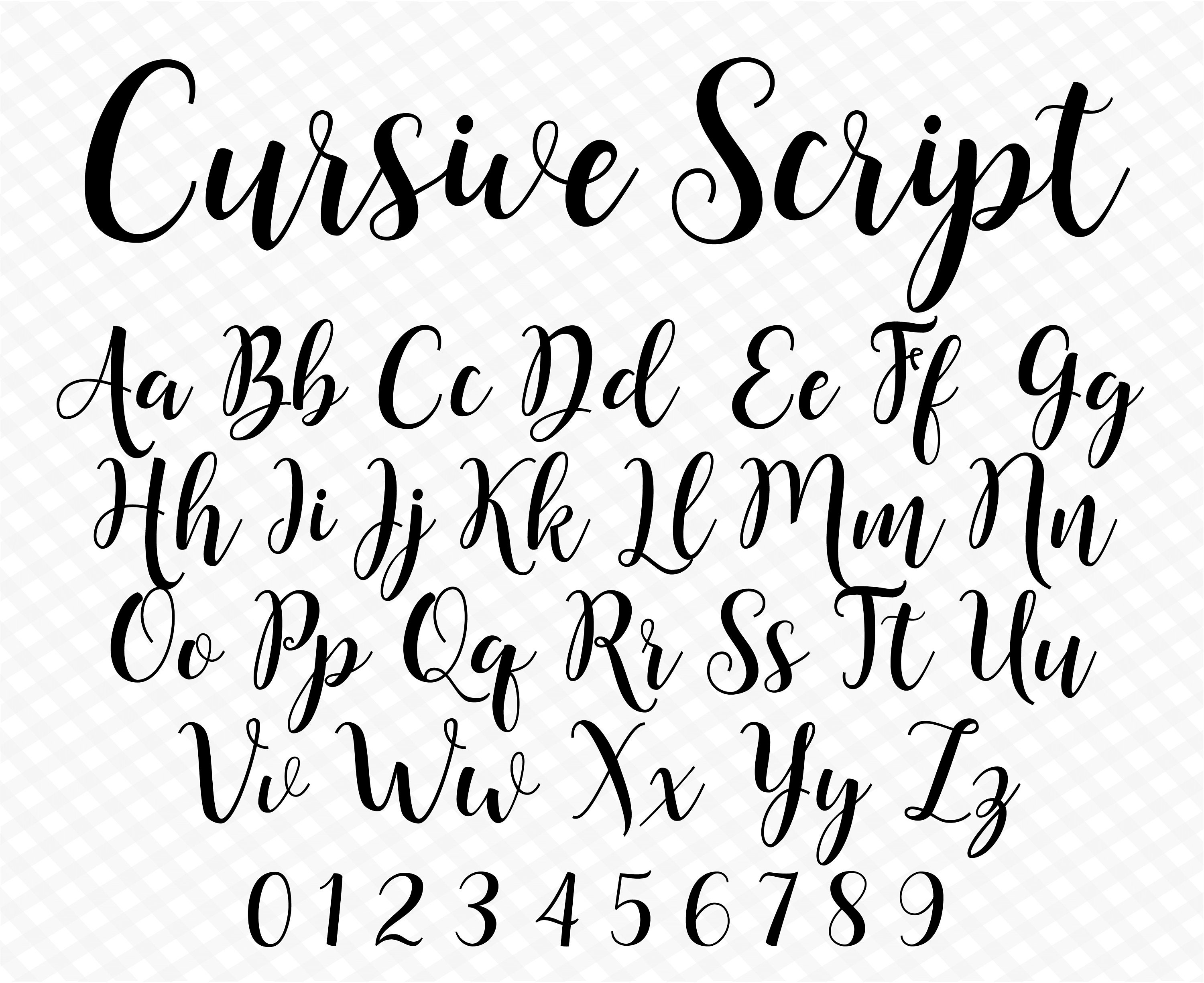 Cool Handwriting Fonts