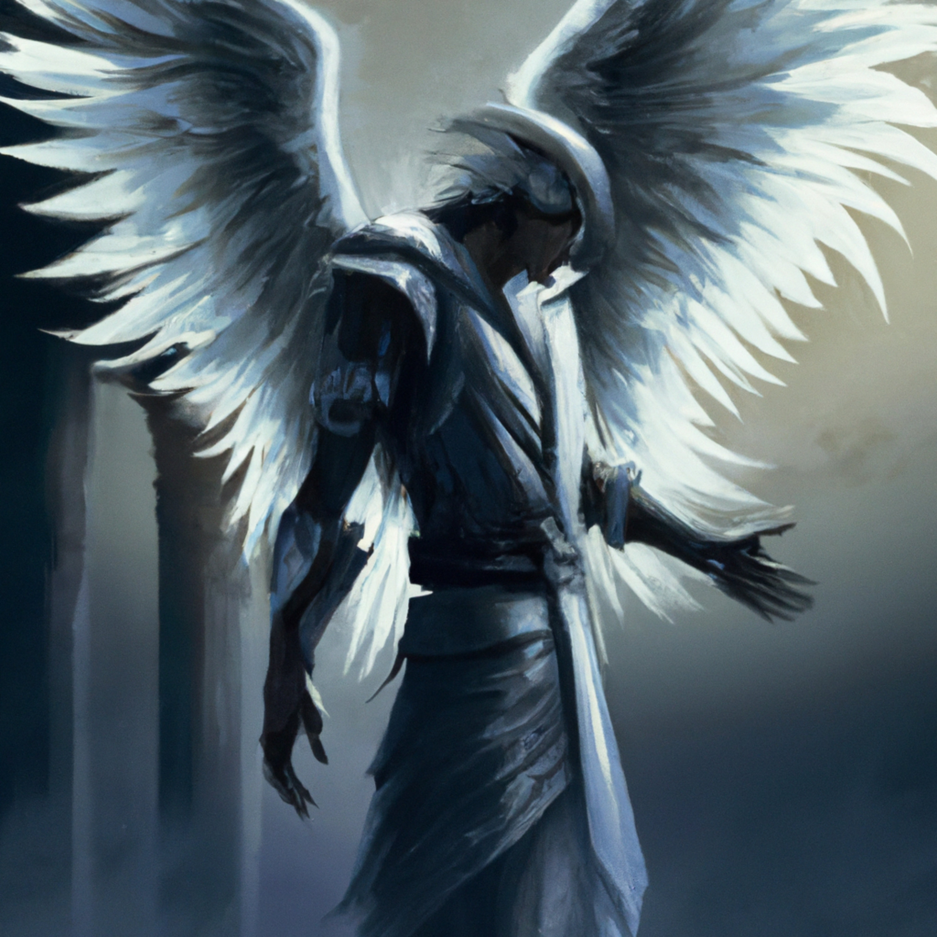 Male Angel Guardian - Digital Art - Etsy