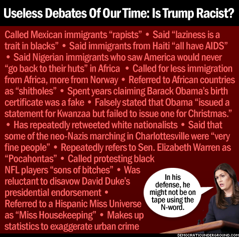 Progressive Charlestown: Is Donald Trump racist?