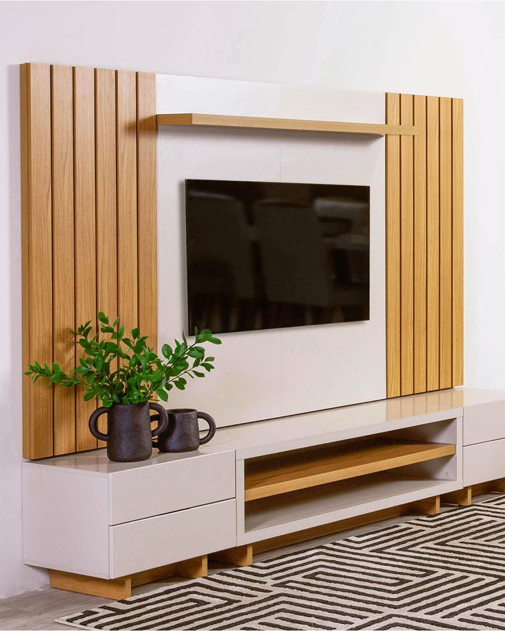 O Painel Ideal Para Sua Casa 🥰 . O Rack E Painel Ivar, Possui Uma Engenharia Que Permi… | Tv ...