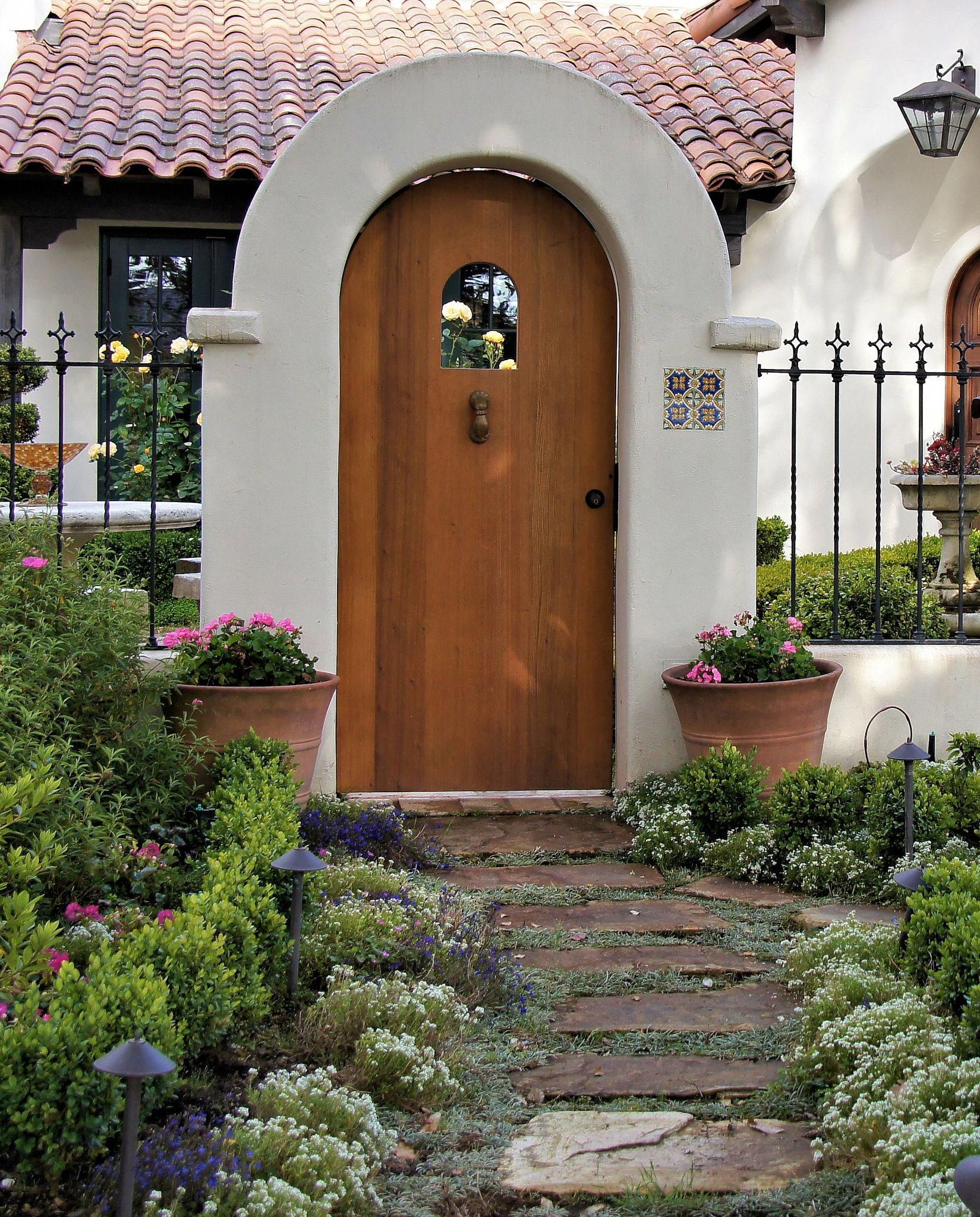 Exterior Spanish Style Homes Gates