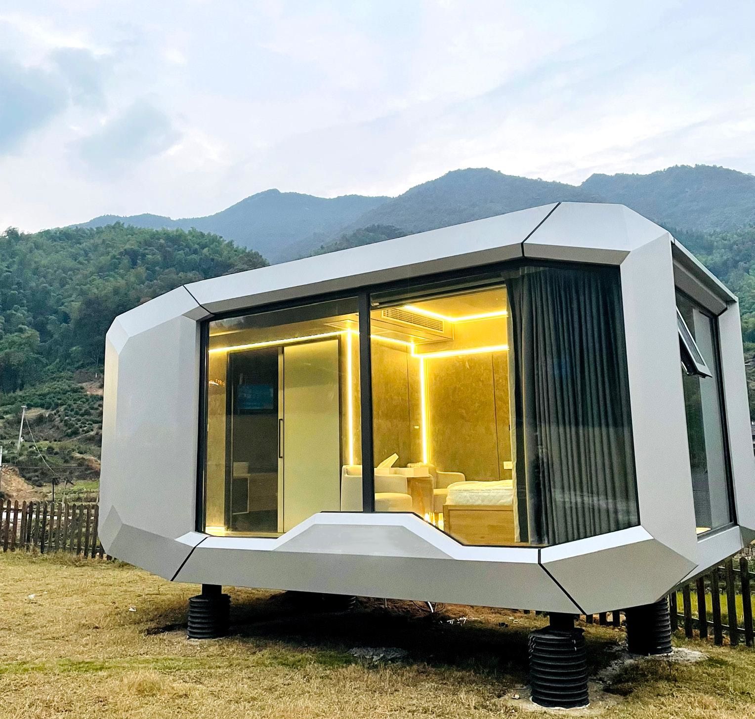 Tiny House On Wheels Trailer Prefab Modular Homes Prefabricated Trailers For Tiny House - Buy ...