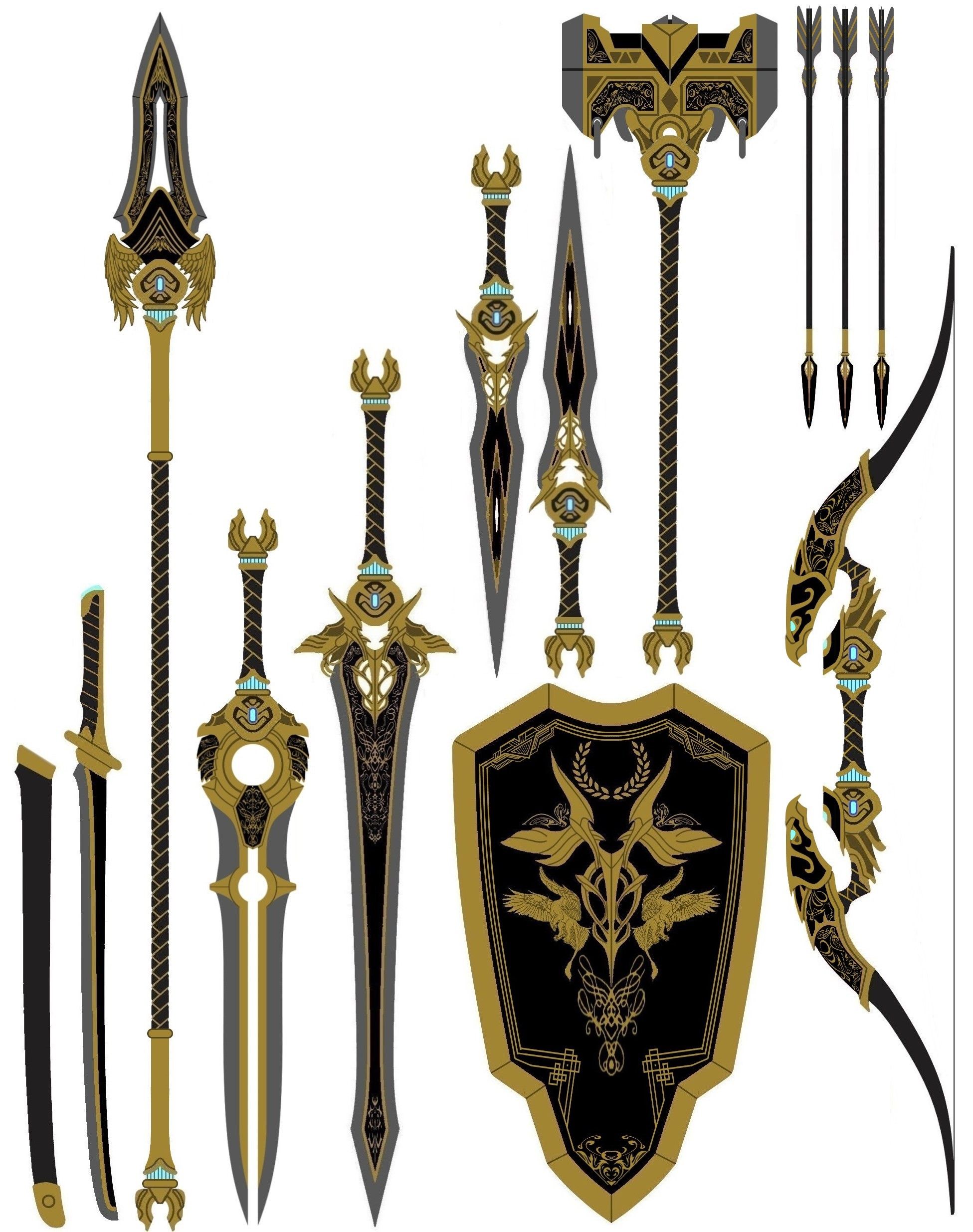 Anime Weapons, Sci Fi Weapons, Weapon Concept Art, Armor Concept, Weapons Guns, Fantasy Sword ...
