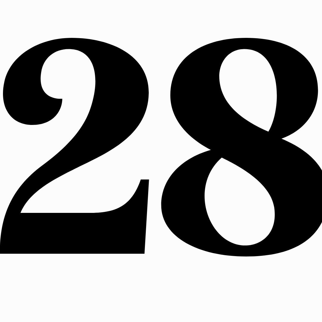 Learn The Number 28