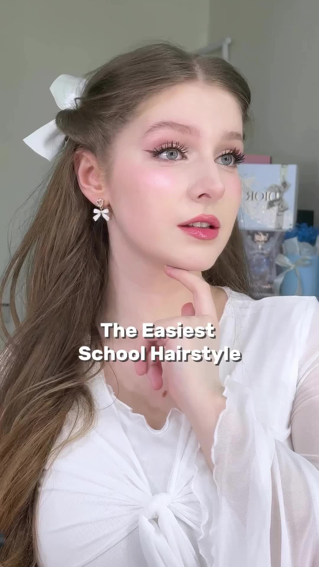 [Video] Peinado Fácil, Moño, Tutorial De Peinado😍😍 ️ | Model Rambut Cepat, Gaya Rambut Terurai ...