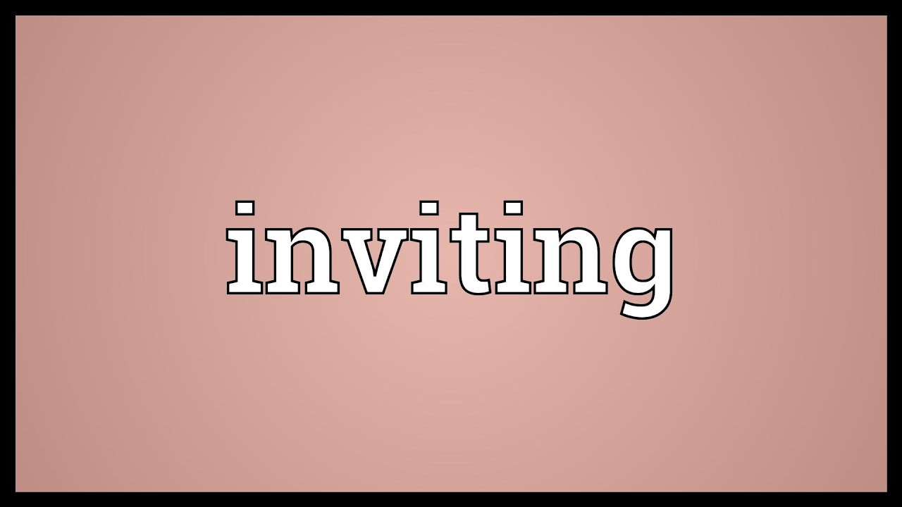 Inviting Meaning - YouTube